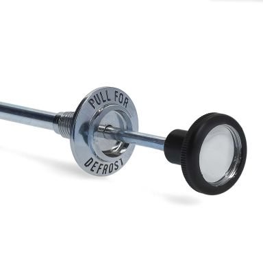 Defroster Control Pull Cable + Bezel & Knob | with Imprint | 68-72 Ford Bronco